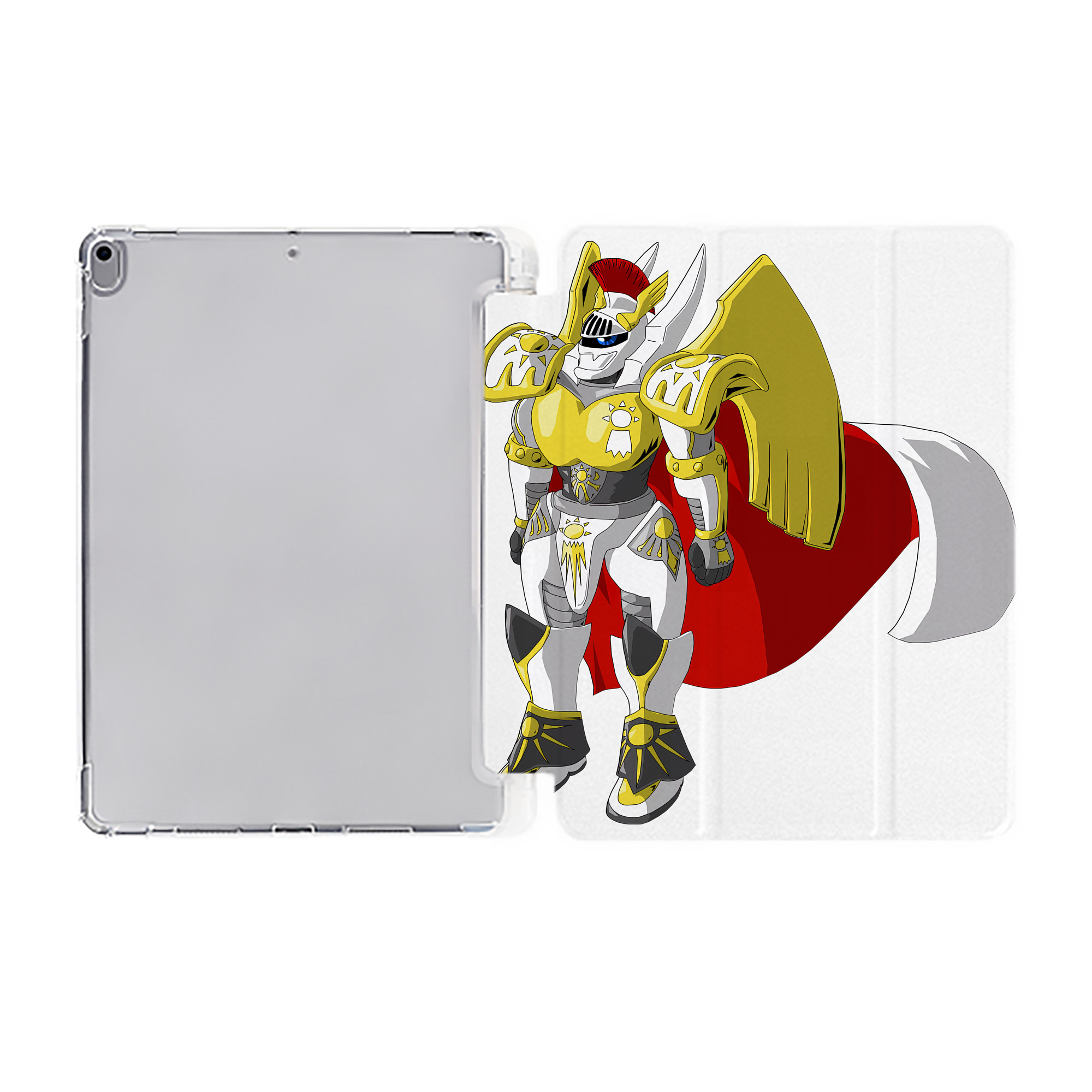 （画像用） Digimon デジタルモンスター/デジモン IPad ケース ペン収納付き 三つ折りスタンド PUレザー×シリコン 対応機種9.5/10.5/10.9インチ